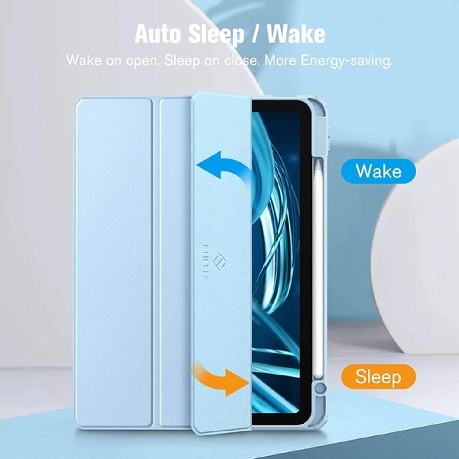 Magnetic Case with Screen Protector for iPad 10.9-inch