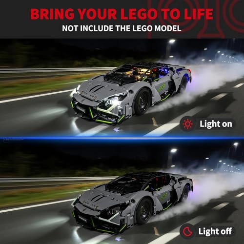 Light for LEGO Lamborghini Revuelto 42214 - Plastic 1