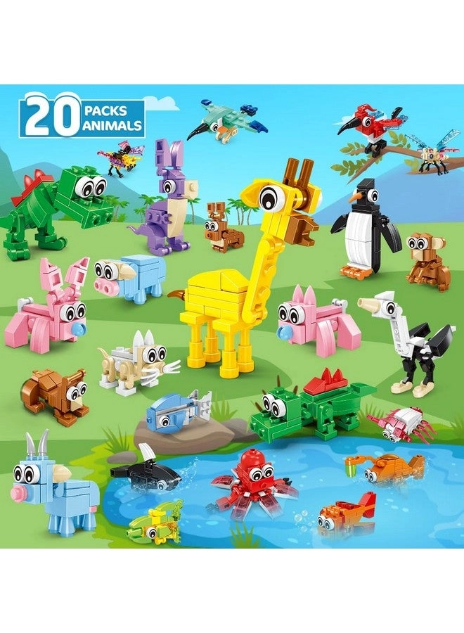 Mini Animals Toy Building Block Set - Animals 60 pcs