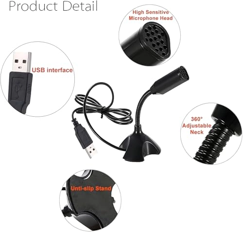 M-306 USB+3.5mm-Mini-Jack Microphone