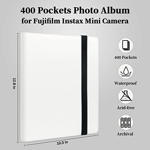 Fujifilm Instax Mini 400 Pockets Vegan Leather Photo Album