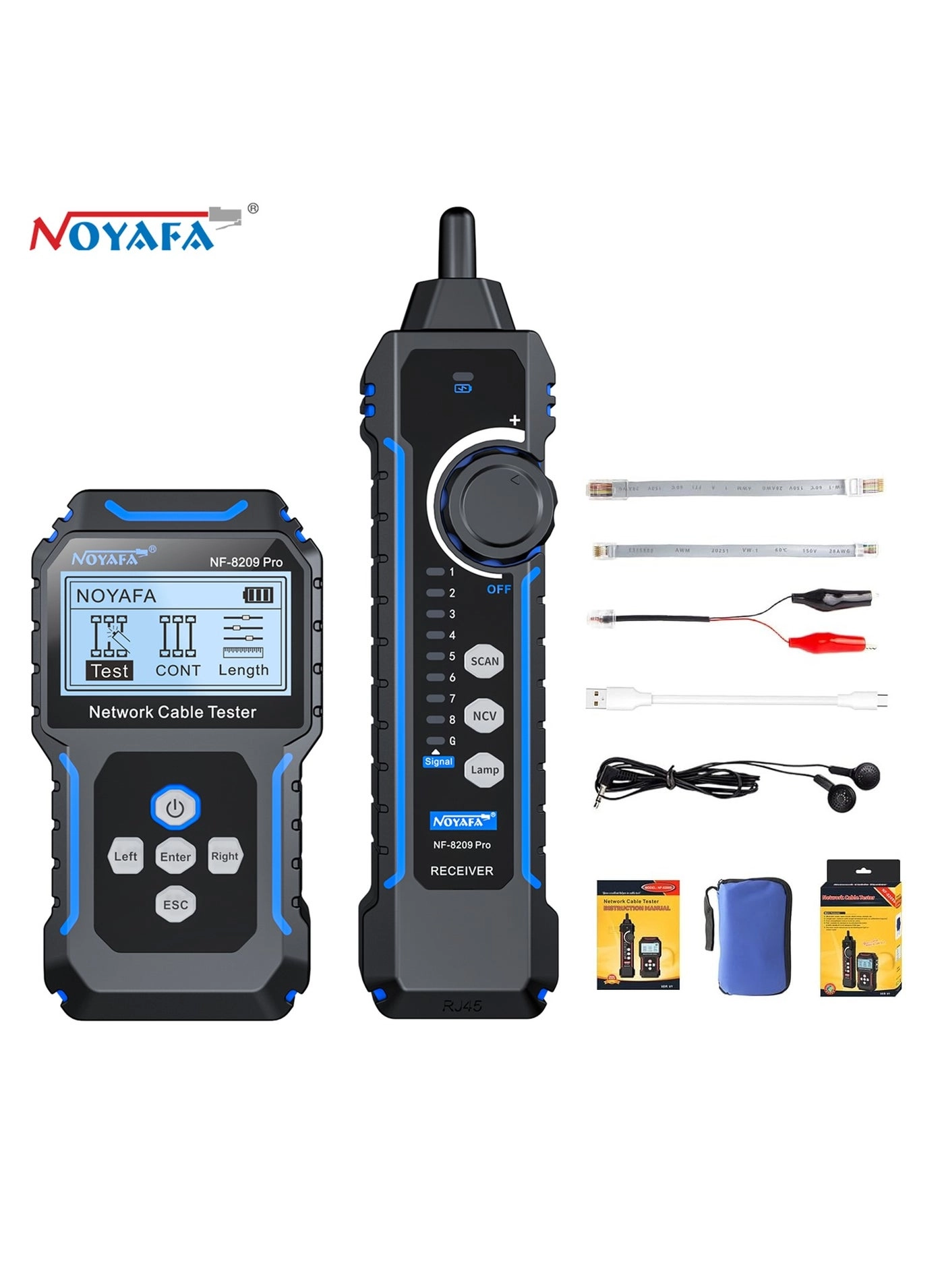 NOYAFA NF-8209Pro - Network Cable Tester PoE