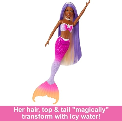 Brooklyn Mermaid Doll - Pink Hair Water-Activated Color Change Ages 3+