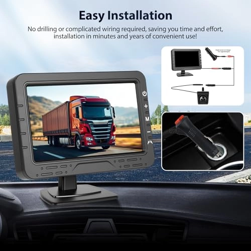 Wireless Rear View Camera - IR Night Vision 720P