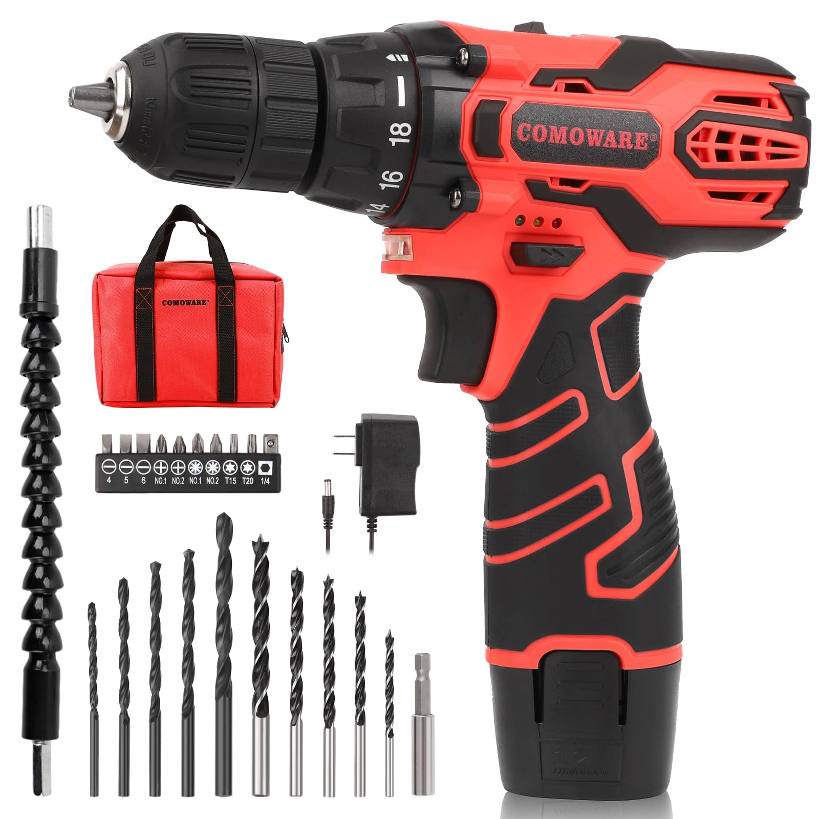 COMOWARE Cordless Drill - 1500mAh