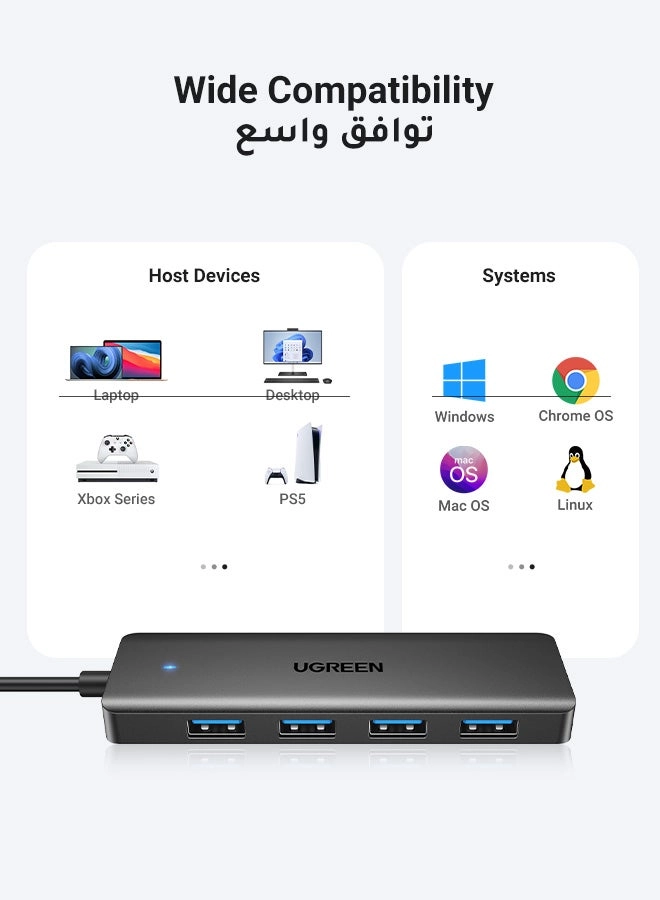 USB A Hub - 4 Ports 5Gbps