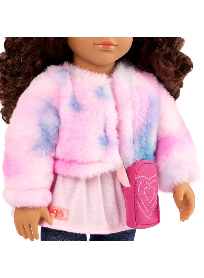 Ines Fashion Doll - 18-inch 6-inch Pomeranian Ages 3+