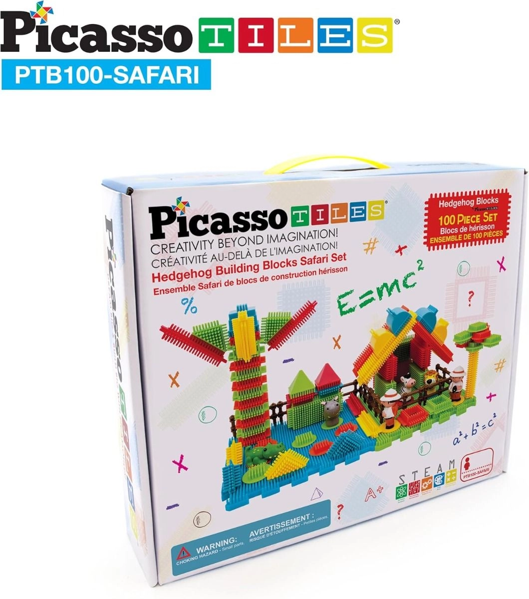 Magnetic Blocks Hedgehog Safari - 100 pcs