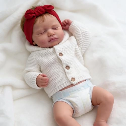 Loulou Reborn Baby Doll - 20 inch Full Body Vinyl Girl Ages 3+