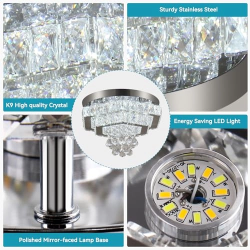 Crystal Chandelier - 6500K