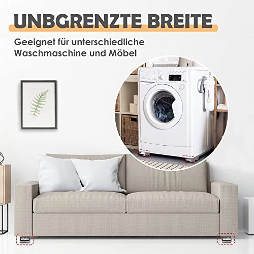 Washing Machine Base - Set of 2 300 kg