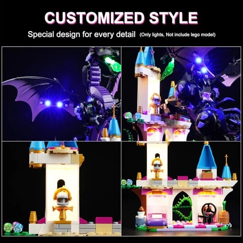 LED Light Kit for LEGO Maleficent’s Dragon Form 43240