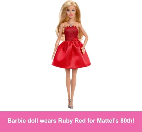 Barbie 80Th Anniversary - Ruby Red Collectible Ages 3+