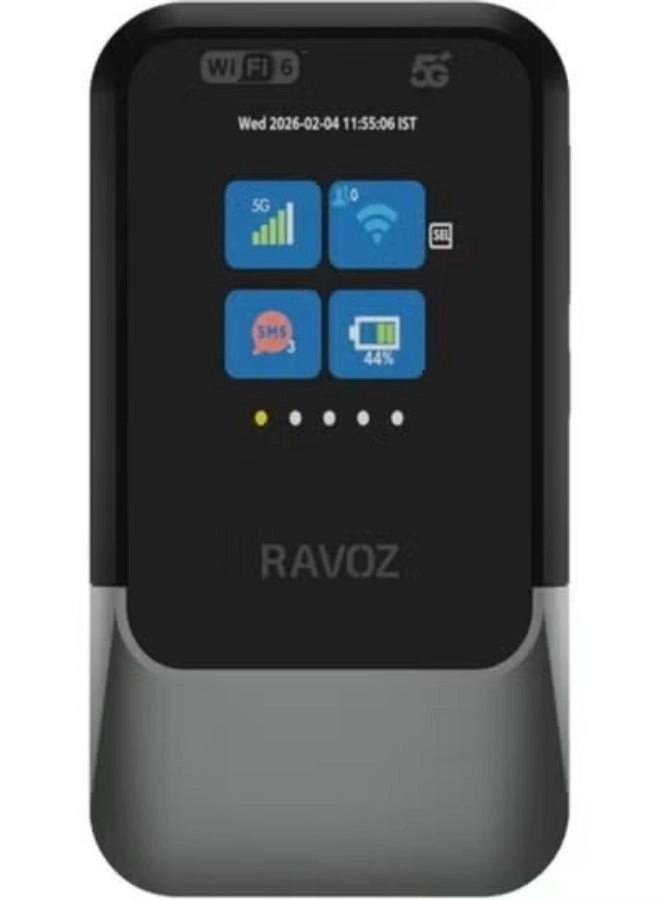 RAVOZ GoFi 5G+ - 5G Wi-Fi 6 2.6Gbps
