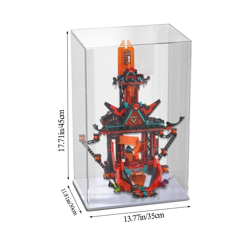 Acrylic Display Case for LEGO 71712 - Acrylic Niniago Empire Temple of Madness
