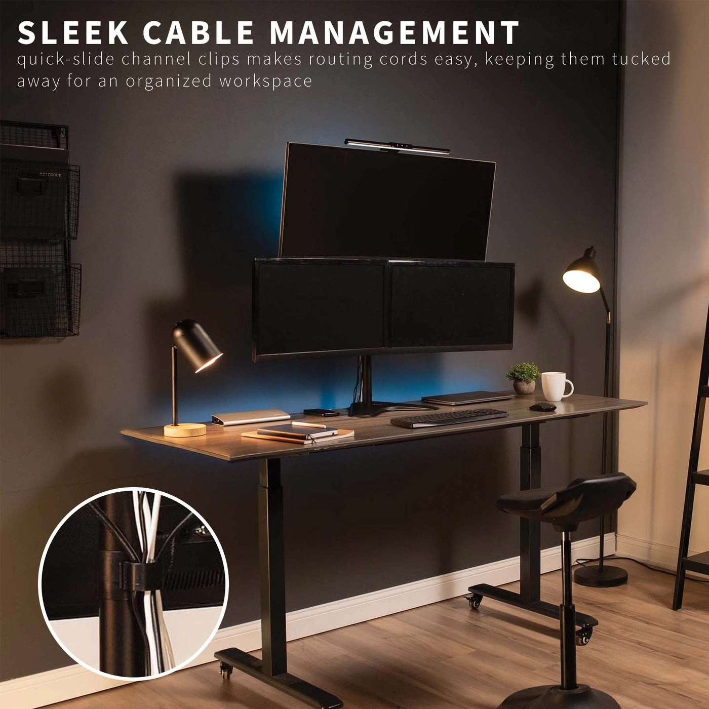 Triple Monitor Mount - three 24" 100x100mm