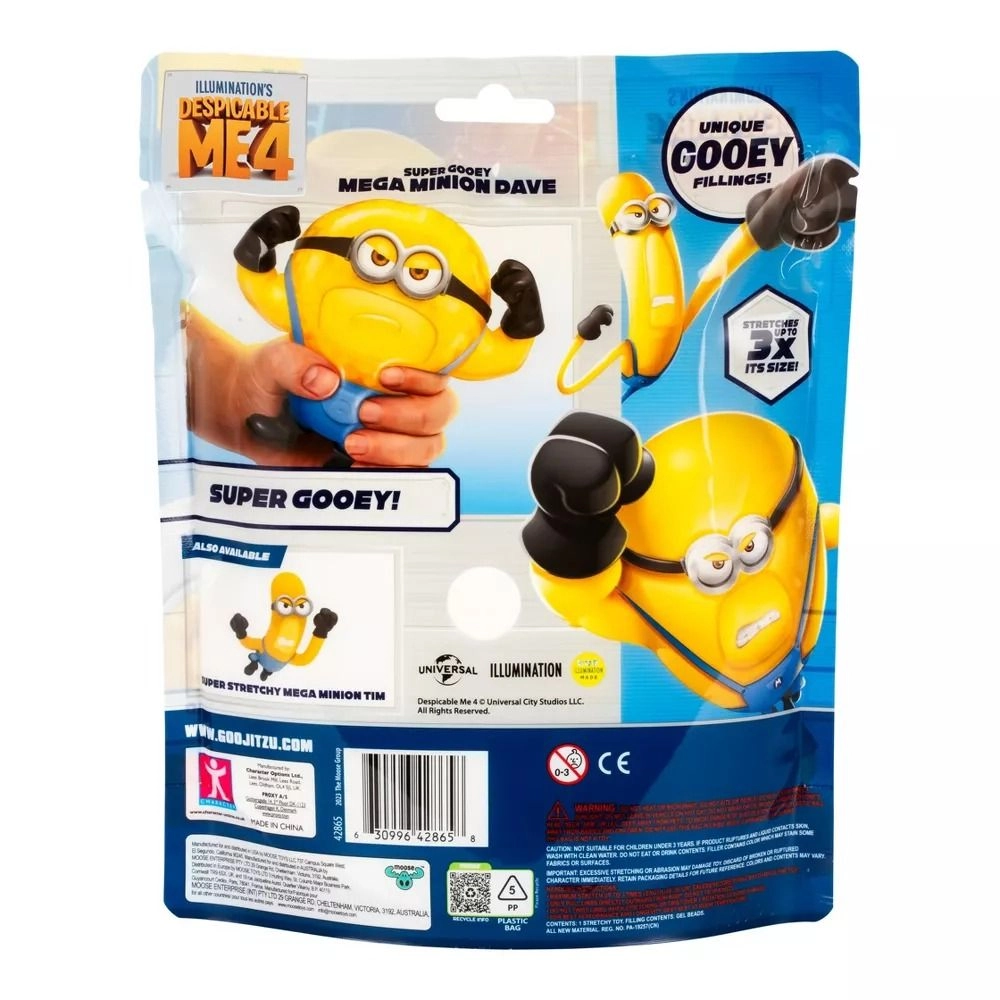 Mega Minion Dave - Super Gooey Stretchy Figure