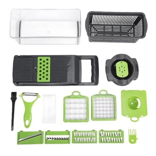 Vegetable Chopper - Multi Function Slicer Grater Dicer