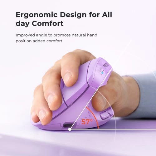 Ergonomic Vertical Mouse - Bluetooth, USB