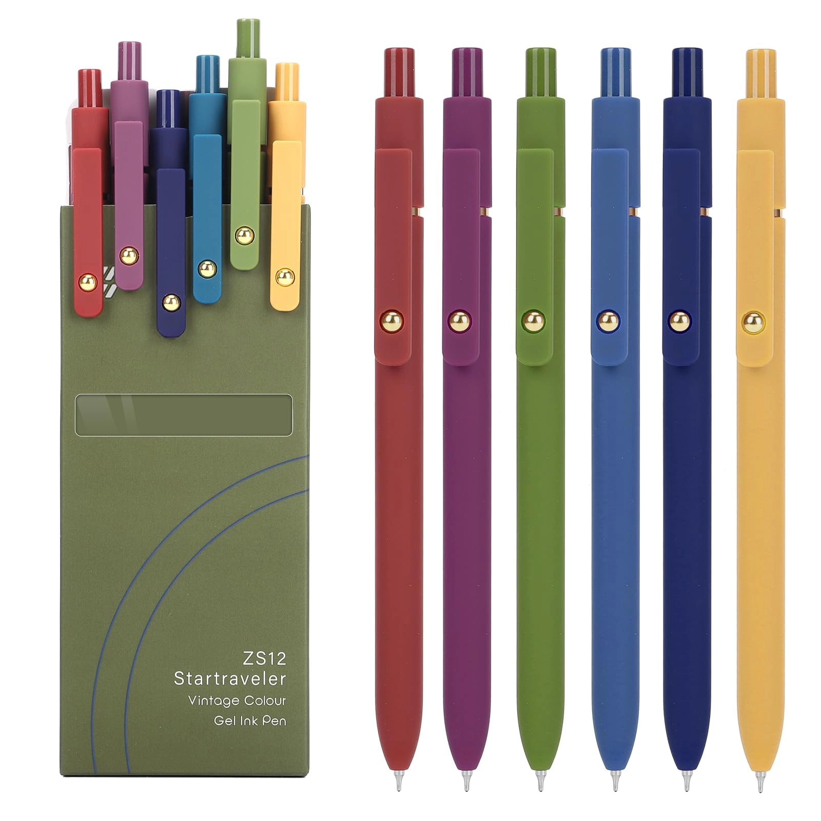 Gel Pens - 6pcs 0.7mm