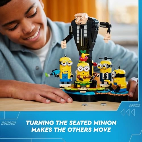 Despicable Me 4 Brick-Built Gru and Minions