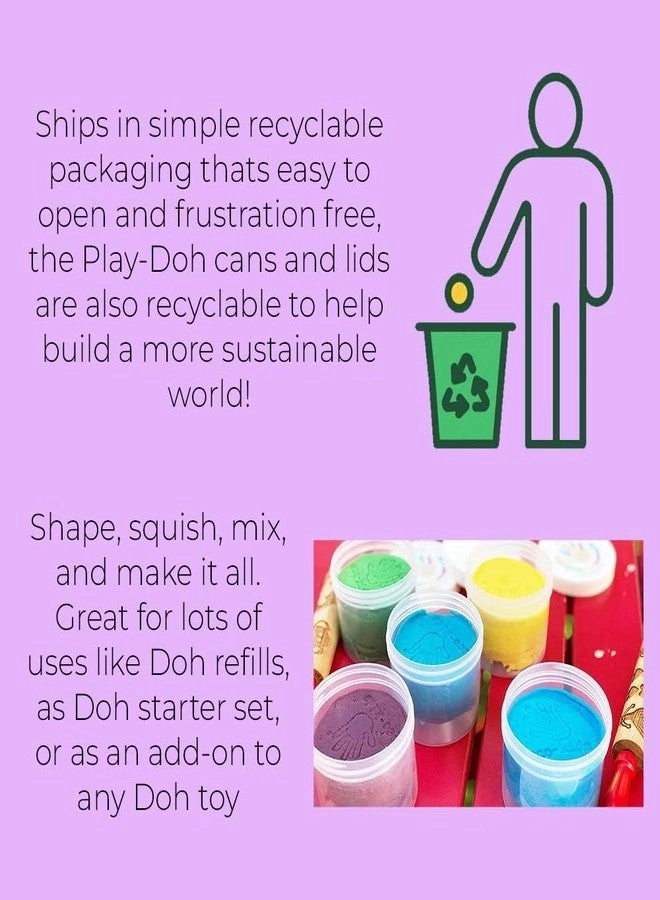 Play with Dough Fun with Dough Clay - Air Dry Clay 50X6 GMS 5pcs.