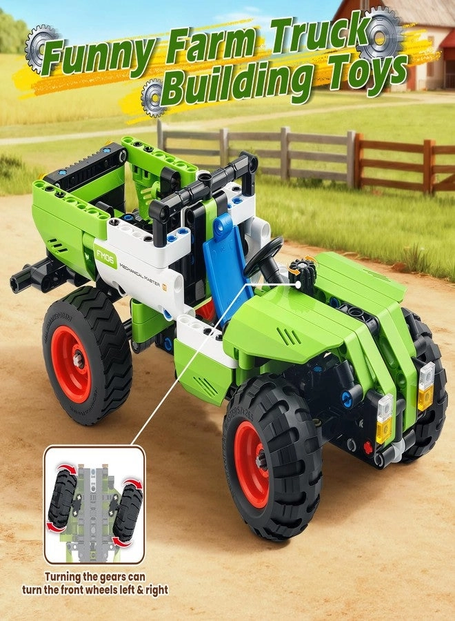 STEM Building Toy - 2 in 1 Farm Truck Harvester