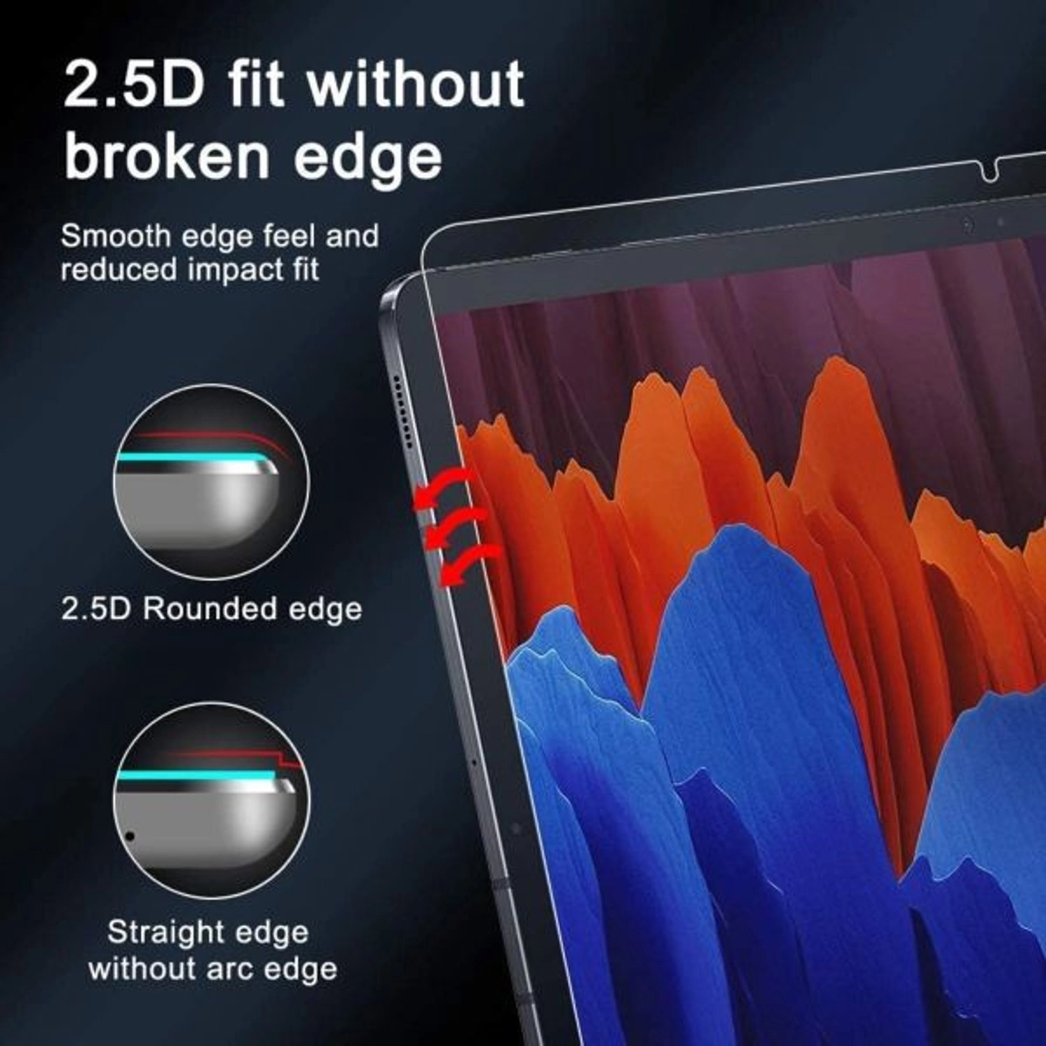 Clear Screen Protector for Galaxy Tab S7