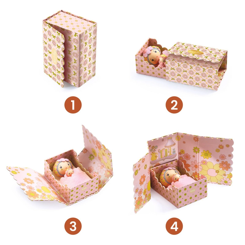 Rose Tinyroom Tinyly Figures (637187-DJ06963) 6 pcs