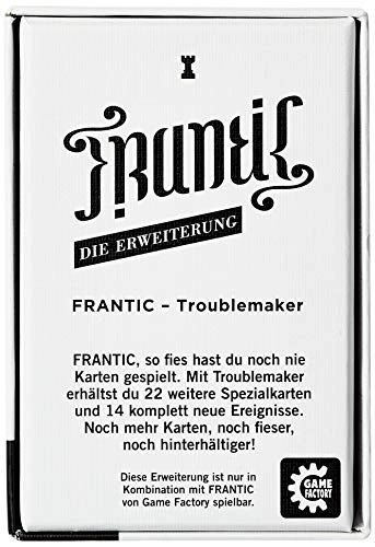 FRANTIC: Troublemaker - Card Game