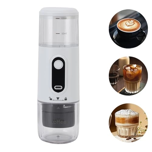 Electric Espresso Machine - 100ml capsules and coffee powder