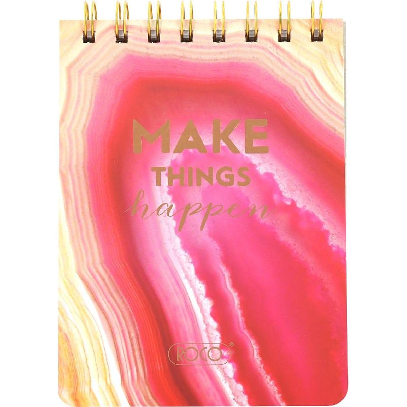 Memo Notebook A7 Spiral - Lined 60 Sheets