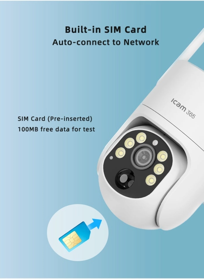Solar 4G Dual-Lens Security Camera