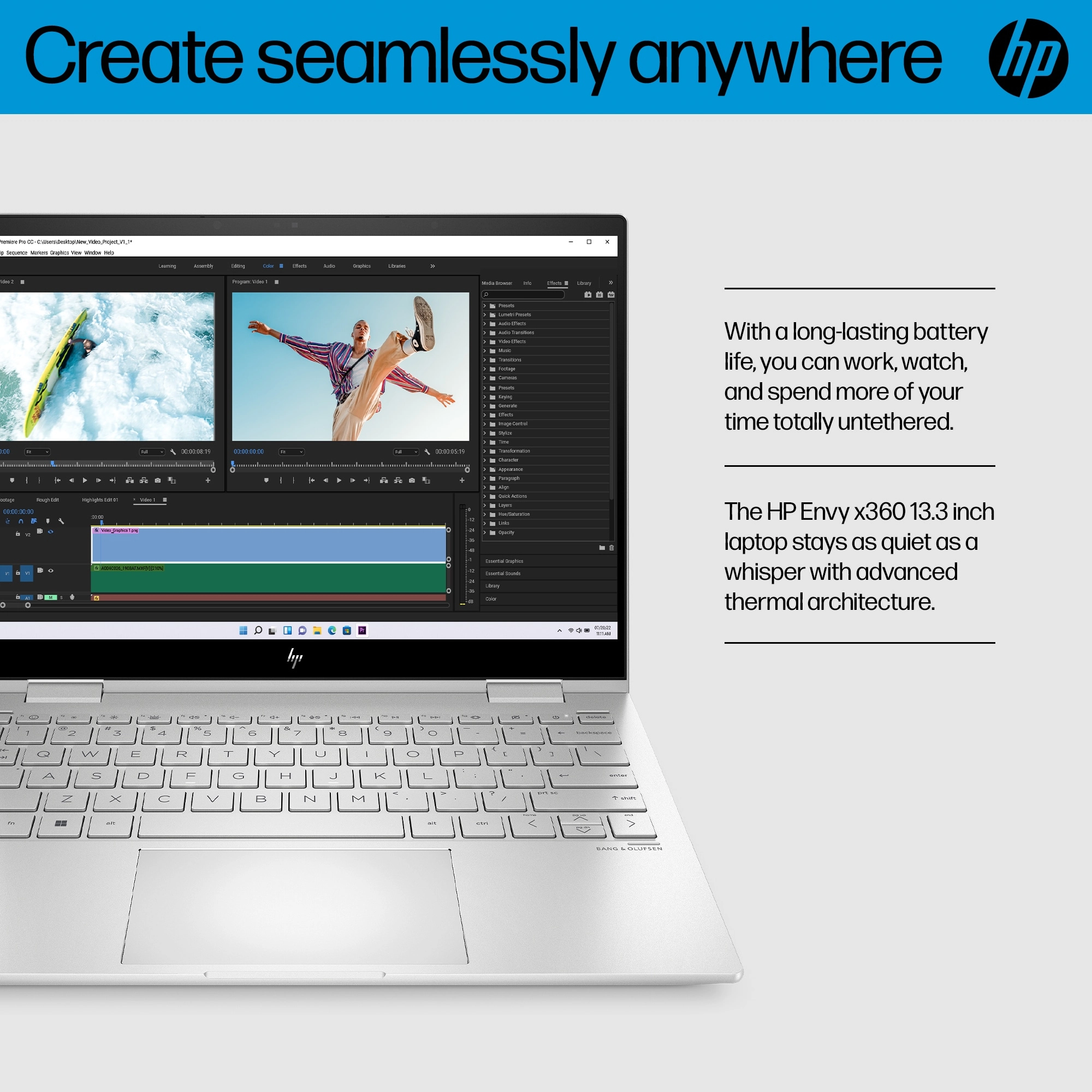 Envy x360 13-BF0008NE - 13.3 inch 512GB 16GB 1000GB 12th Gen Core i7
