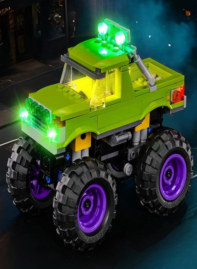 Brickshining LED Lighting Compatible with Lego The Hulk Truck vs. Thanos 76312