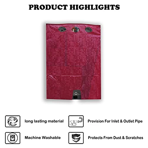 Washing Machine Cover - 6 kg 6.5 kg 7 kg 7.5 kg Brown