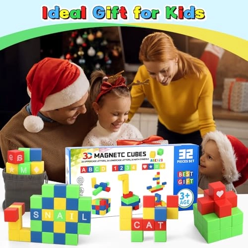 Magnetic Blocks - 3 years and up 18 pieces