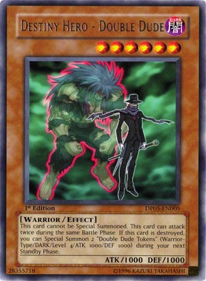 Yu-Gi-Oh! Destiny Hero Double Dude DP05-EN005 - Duelist Pack 5 Aster Phoenix 1st Edition