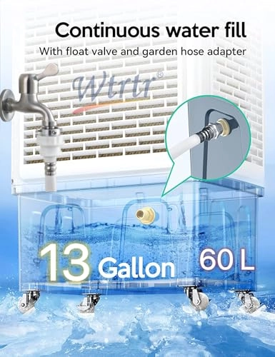 Remote Evaporative Air Cooler - 60 Liters