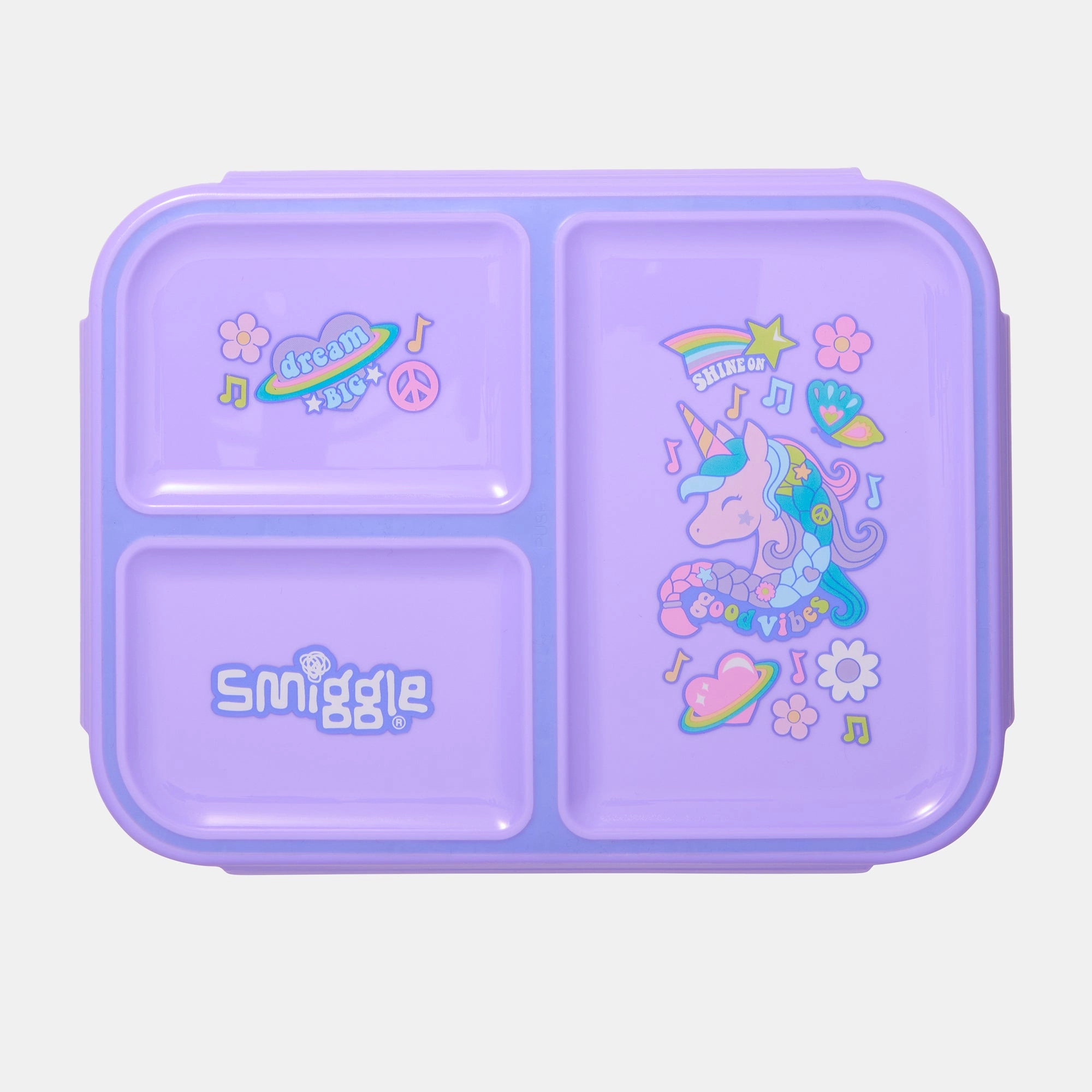 Smiggle Boost Trio Lunchbox - All Stars 1600 Ml