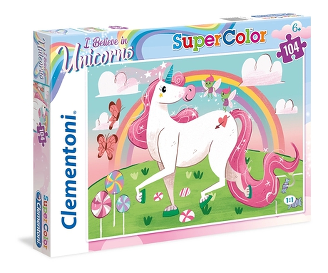 Clementoni I Believe In Unicorns Puzzle (ALGT-27109) - 104 pcs