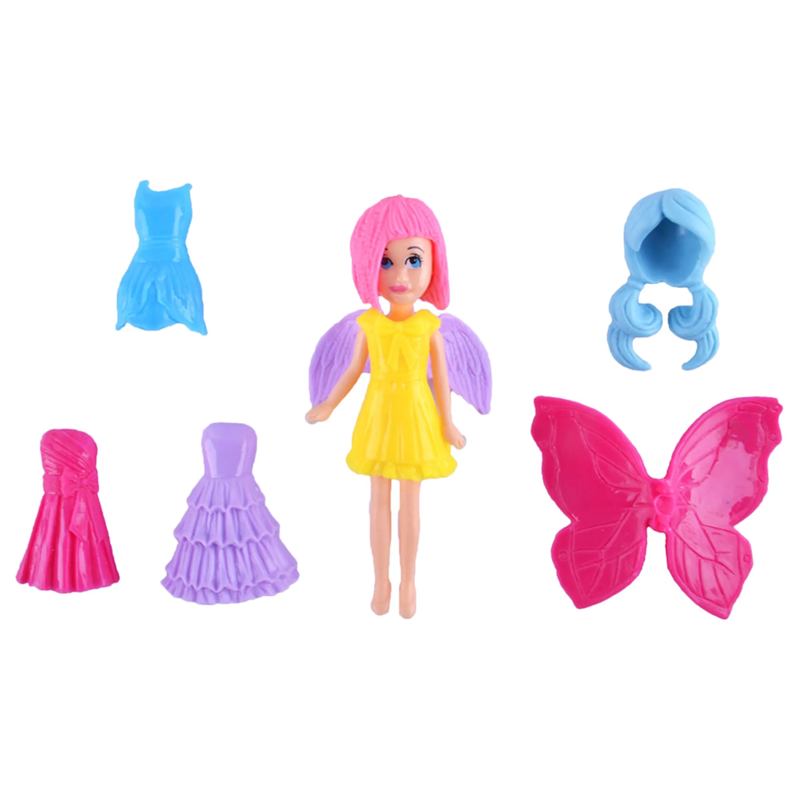 Everyday Fashion Doll - Snap On 7 Pcs Pink Ages 3+