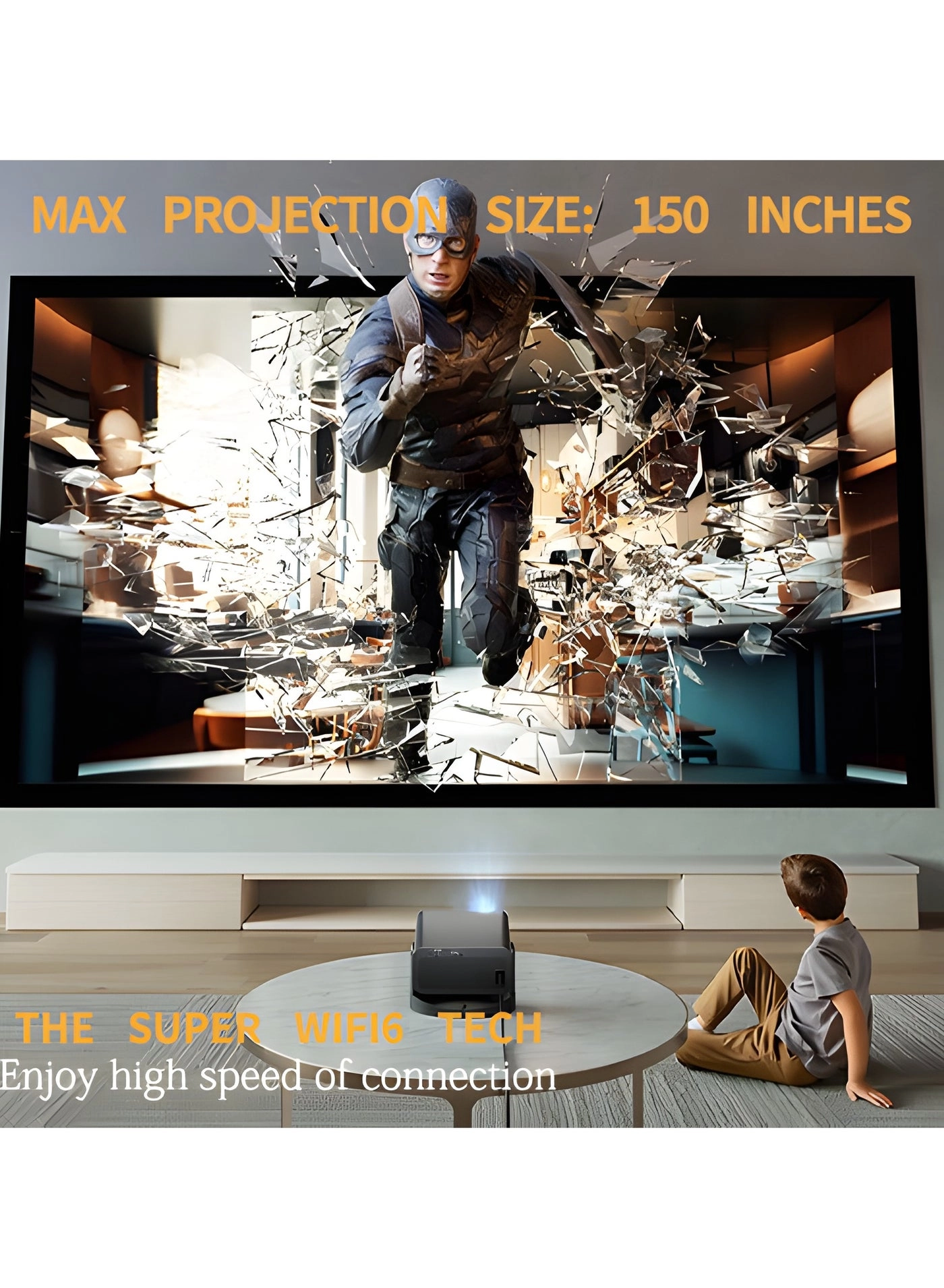 4K Projector - 18000 Lumens