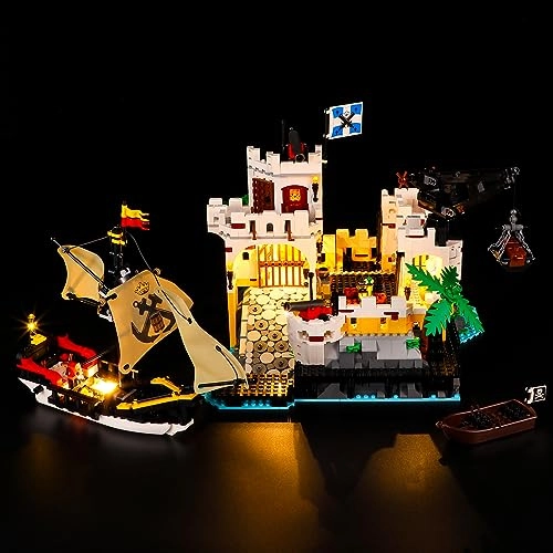 LED Light Kit for LEGO Tropical Fortress 10320 - Plastic 1 4.5-5V