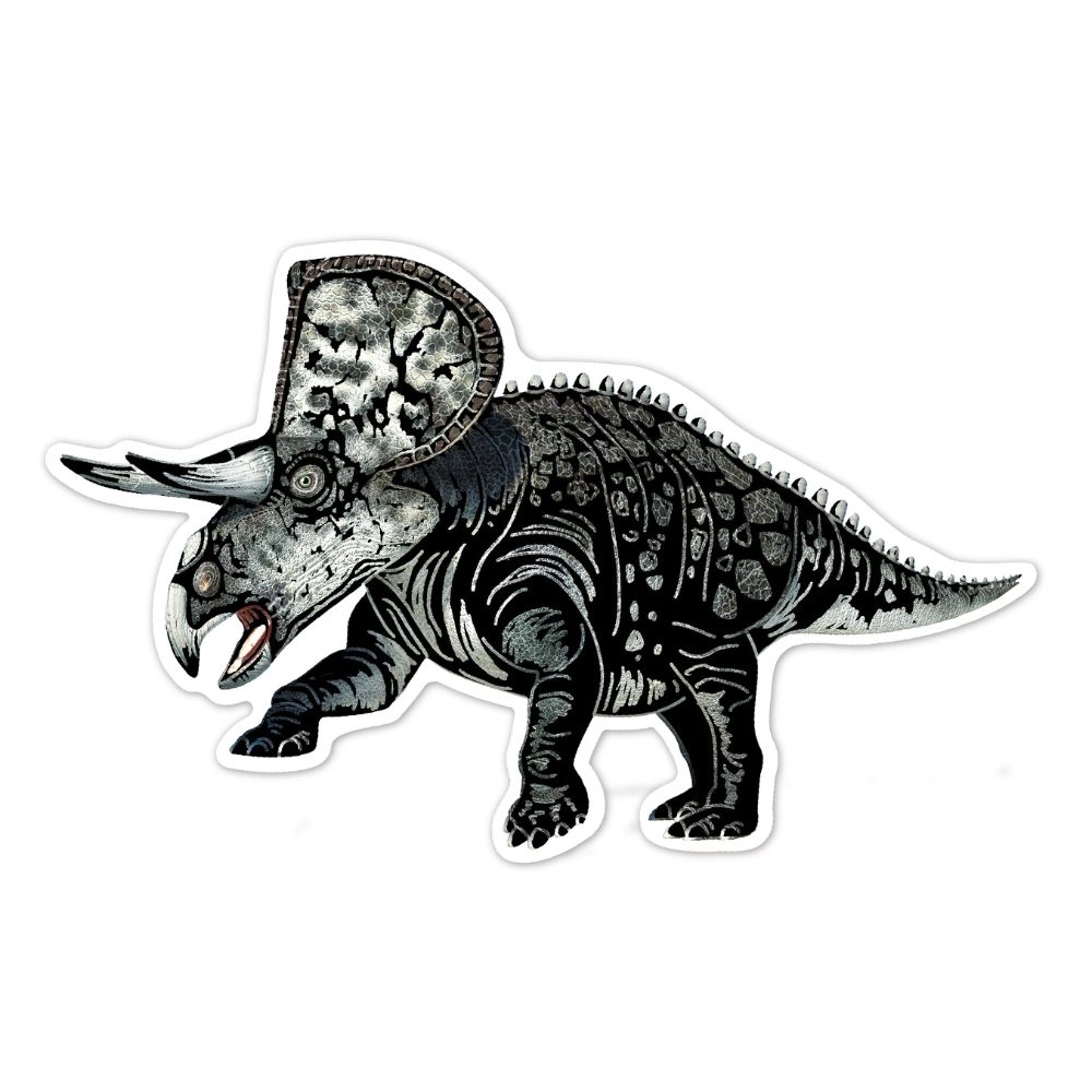 Scratch Dinosaur Stickers - 4-piece set