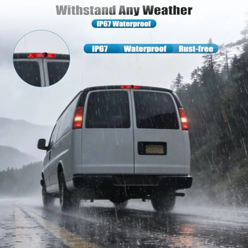 Brake Light Backup Camera - Night Vision Wired 1280x720