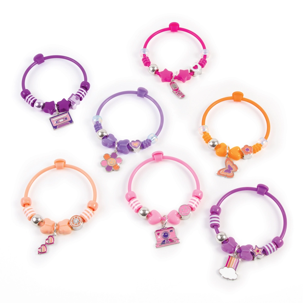 DIY Fashion Beaded Bangle Bracelets Kit - 71pcs