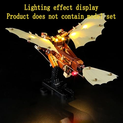 LED Light Kit for LEGO Leonardo da Vinci's Flying Machine 10363 - Plastic 1 4.5-5V
