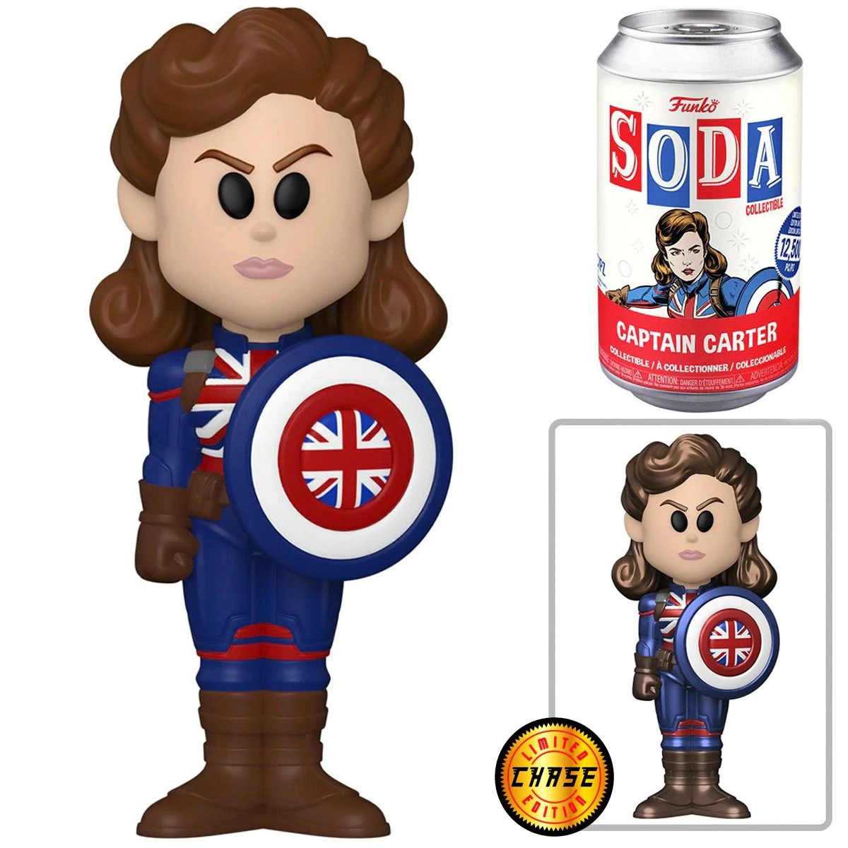 FUNKO Captain Carter - Marvel - Vinyl SODA Chance of Chase