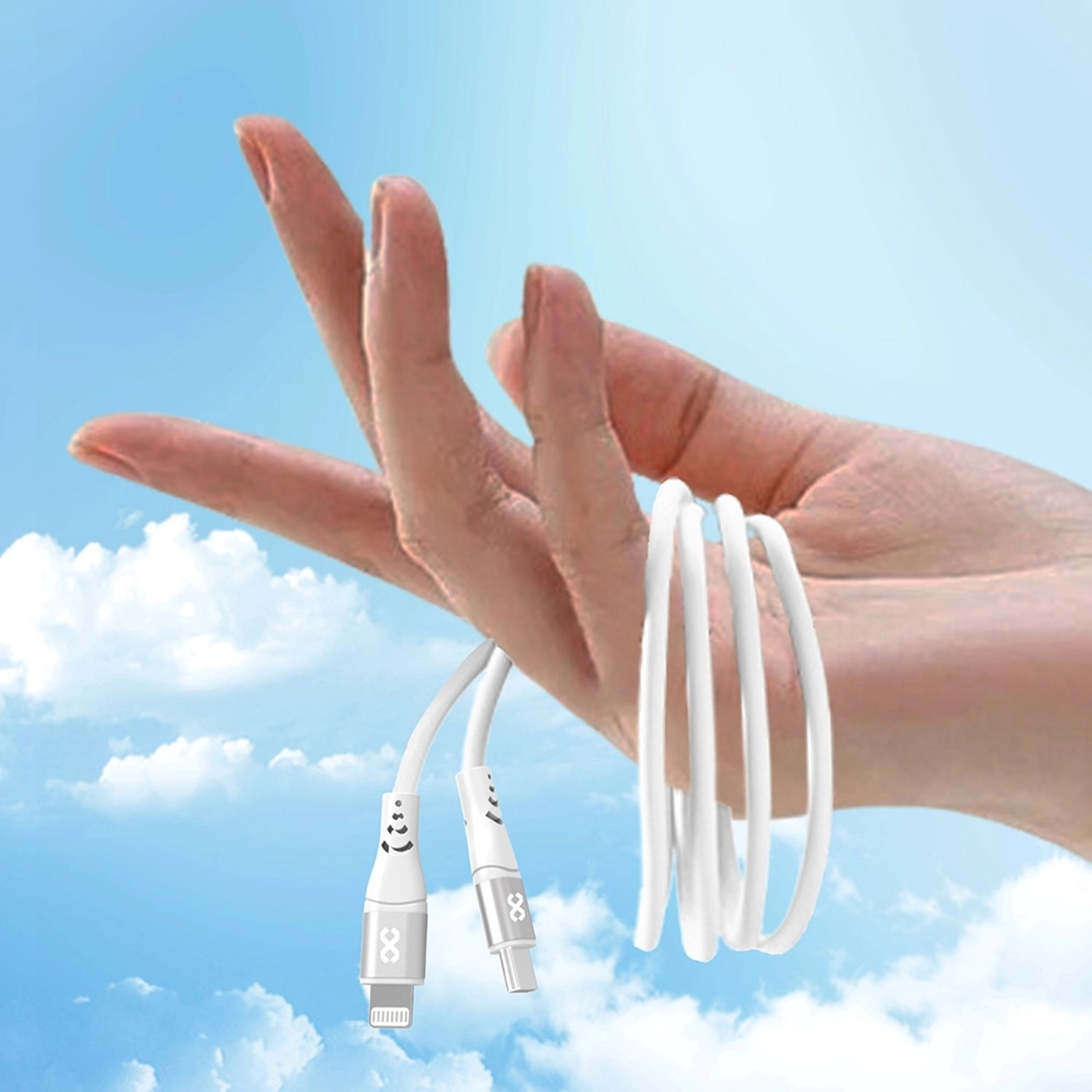 Flexera USB-C to Lightning Silicone Cable 1m